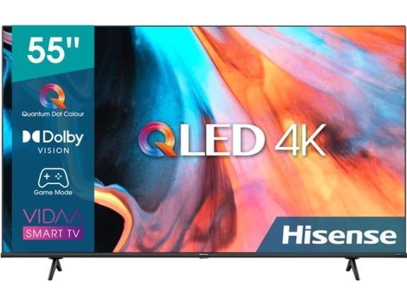 HISENSE televizor 55E7HQ, QLED, 4K UHD, Vidaa, 139 cm