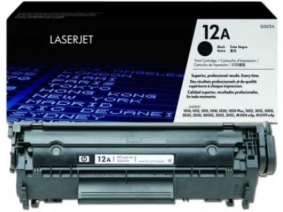 HP toner s kartušo Q2612A, črna, za LaserJet