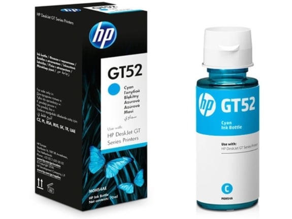 HP originalno črnilo GT52, cyan