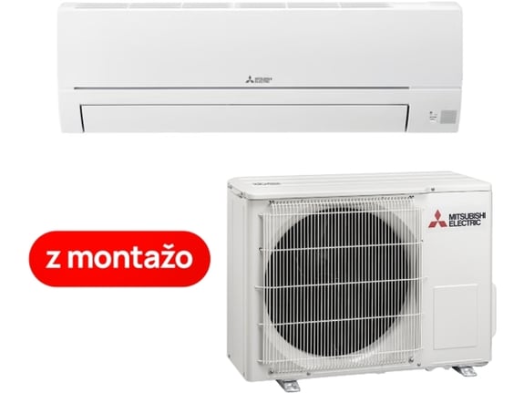 MITSUBISHI klimatska naprava z montažo MSZ/MUZ-HR35VF, 3,4kW