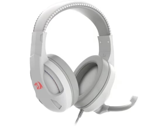 REDRAGON naglavne žične gaming slušalke z mikrofonom Cronus H211W-RGB, bela