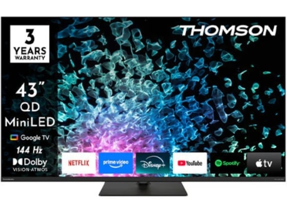 THOMSON televizor 43MG7C15, Mini LED, 4K UHD, Google TV, 109 cm