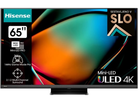 HISENSE televizor 65U8KQ, 4K UHD, VIDAA, 165 cm