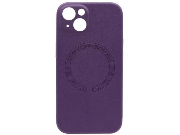 CHAMELEON ovitek za usnjen Leather Magnetic Apple iPhone 14 Plus, vijoličen