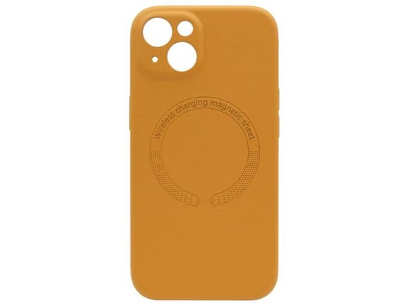 CHAMELEON ovitek za usnjen Leather Magnetic Apple iPhone 13, oranžen