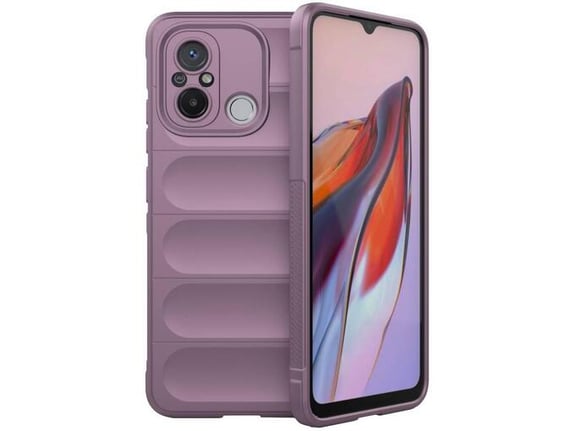 ONASI silikonski ovitek Wave za Xiaomi Redmi 12C, vijolična