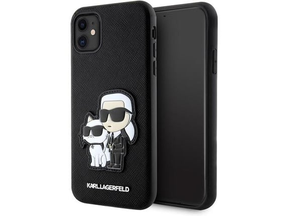KARL LAGERFELD ovitek IML NFT Full Bodies za iPhone 11, črna, KLHCN61SANKCPK