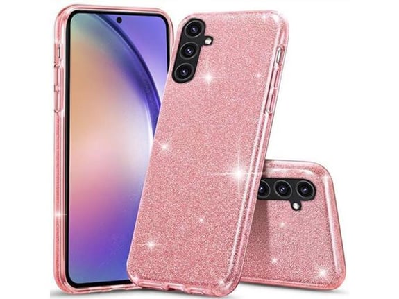 ONASI silikonski ovitek Bling za Samsung Galaxy A54, roza