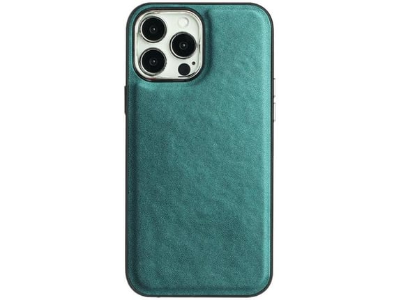 CHAMELEON ovitek za gumiran TPUL Nude Apple iPhone 13 Pro Max, usnjen izgled zelen