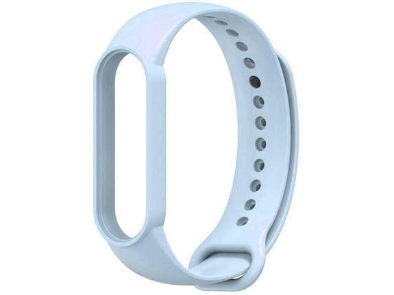 ONASI Silikonski pašček za uro Xiaomi Mi Band 5 in 6 - svetlo moder