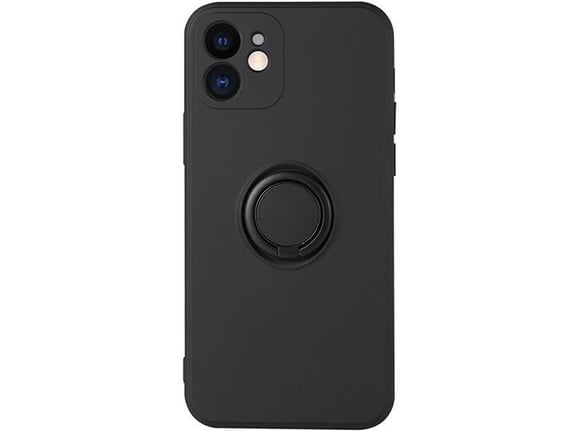 ONASI silikonski ovitek Liquid Ring za Xiaomi Redmi 10 4G, črna