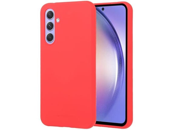 GOOSPERY ovitek za silikonski Soft Feeling Samsung Galaxy A14, rdeča