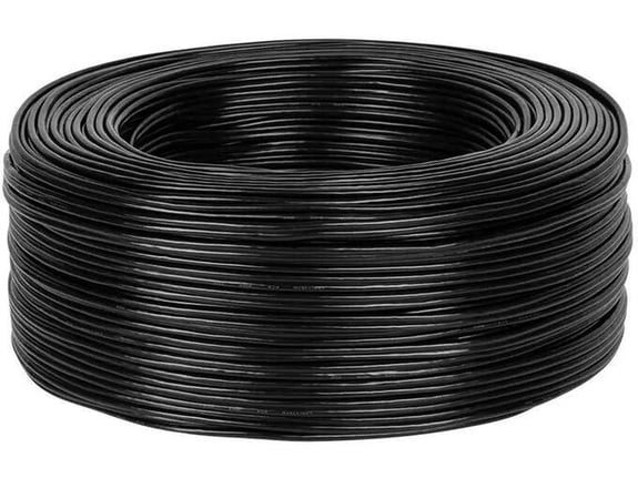 CABLETECH audio kabel stereo 2x0,22 mm2/3 mm x 6 mm črn, 100 m