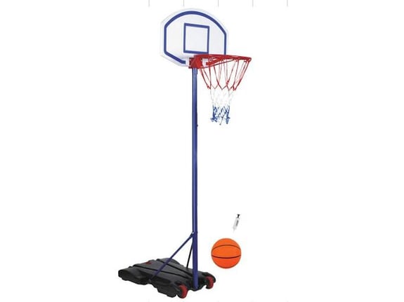 LEGONI prostostoječi košarkaški koš Home Star 205 cm z žogo in tlačilko, LEK22-203