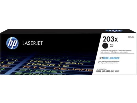 HP toner CF540X (203X), črna