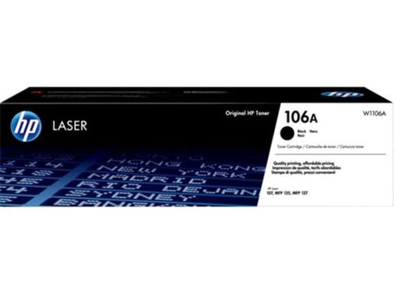 HP W1106A (106A) črn, originalen toner