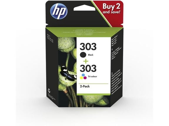 HP 3YM92AE nr.303BK / nr.303CMY, komplet originalnih kartuš