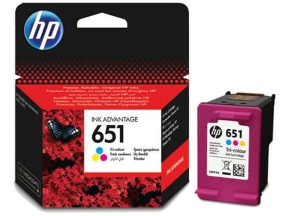 HP originalna kartuša 651, barvna