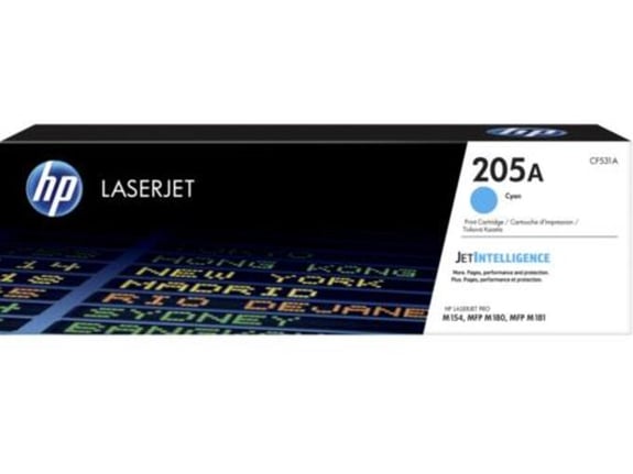 HP toner CF531A (205A), cyan