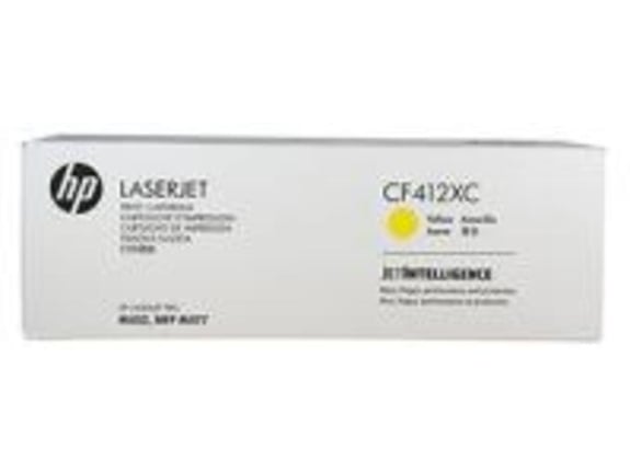 HP toner CF412XC, rumena