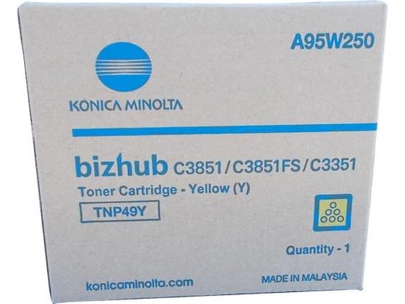 KONICA MINOLTA toner TNP-49 (A95W250), rumena