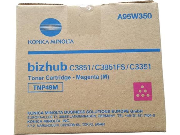 KONICA MINOLTA toner TNP-49 (A95W350), škrlatna