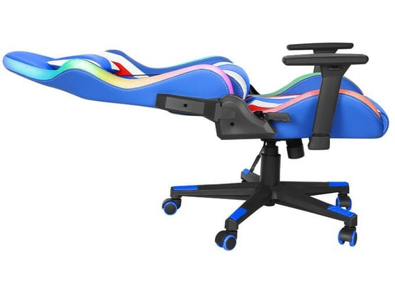 MARVO gaming stol - ch-128bl rgb modre barve