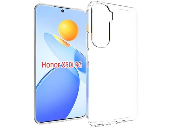 CHAMELEON ovitek za gumiran TPU Honor 90 Lite/X50i, prozoren svetleč