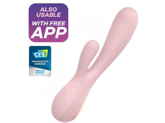 SATISFYER VIBRATORS Vibrator Rabbit Satisfyer Mono Flex Mauve