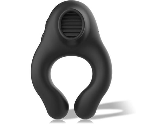 BLACKSILVER Vibracijski Erekcijski ObroČek Black & Silver