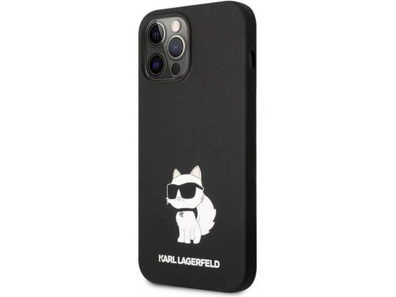KARL LAGERFELD silikonski ovitek IML NFT Choupette Body za iPhone 13 Pro Max, črna, KLHCP13XSNCHBCK