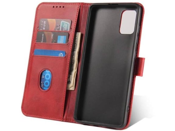 ONASI Wallet denarnica usnjena preklopna torbica Samsung Galaxy A70 A705 - rdeča