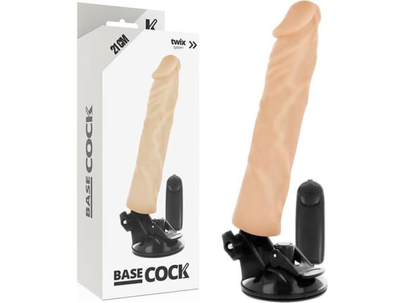 BASECOCK Vibrator Realistic Remote Control Fl 21,0 Cm