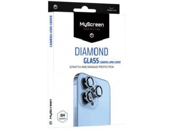 MyScreen protector My Screen protector ZAŠČITNO KALJENO STEKLO Diamond Glass zaščita za ZADNJO KAMERO za iPhone 15 Pro / iPhone 15 Pro Max - Lens Cove