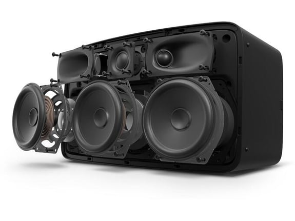 SONOS prenosni zvočnik Five, črna