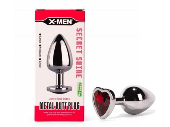 XMEN Analni Čep X-men Secret Shine Heart Red (s)