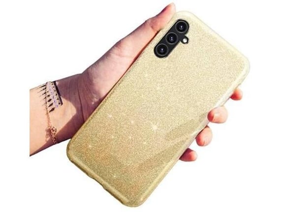 ONASI silikonski ovitek Bling za Samsung Galaxy A54, zlata