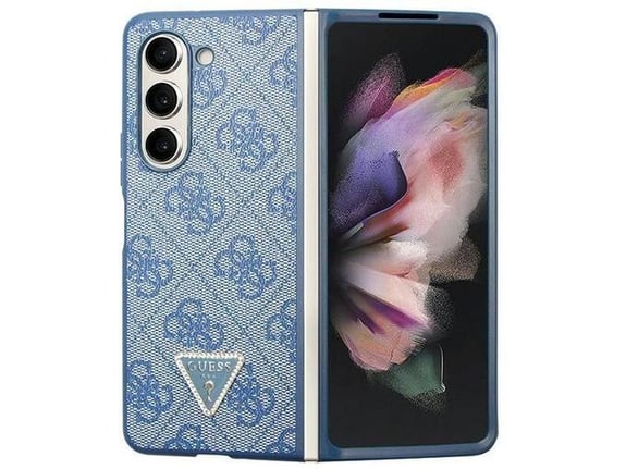 GUESS ovitek za Samsung Galaxy Z Fold 5, moder, GUHCZFD5P4TDPB