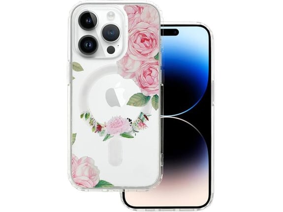 ONASI ovitek Clear Case Elite za iPhone 15, roza