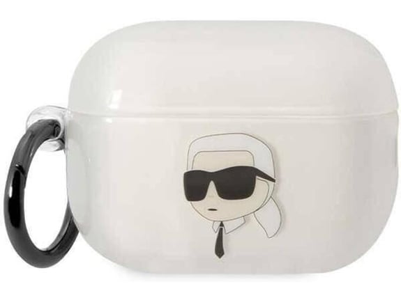 KARL LAGERFELD AirPods Pro 2 - Karl - prozoren ovitek - KLAP2HNCHTCT