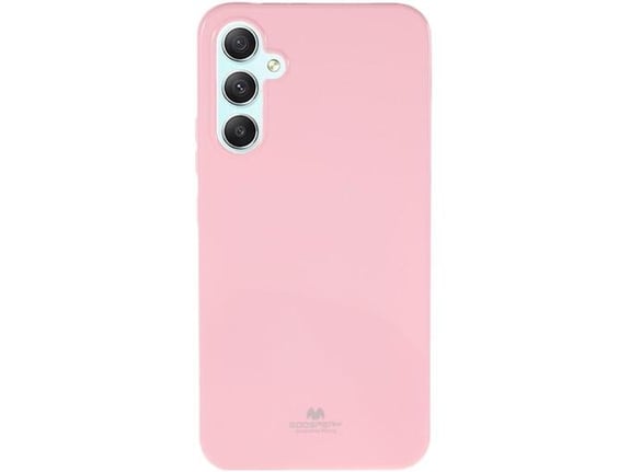 GOOSPERY silikonski ovitek Jelly za Samsung Galaxy A34, roza