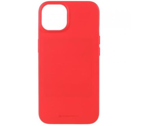 GOOSPERY silikonski ovitek za iPhone 15, rdeča