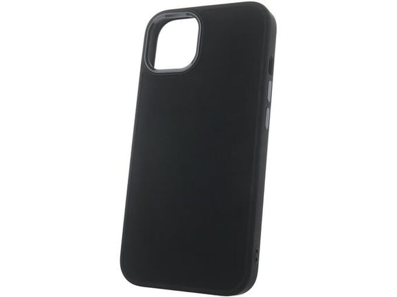 ONASI silikonski ovitek Satin za iPhone 15 Plus, črna