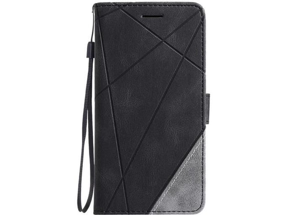 Chameleon Samsung Galaxy J7 (2016) - Preklopna torbica (WLGO-Lines) - črna