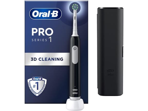 ORAL-B električna zobna ščetka Pro 1, črna