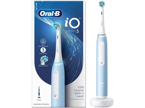 ORAL-B električna zobna ščetka iO3, modra