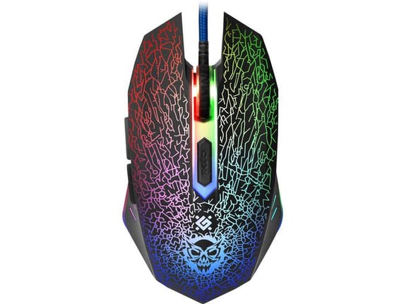 DEFENDER Shock GM-110L LED črna gaming miška + igralana podloga
