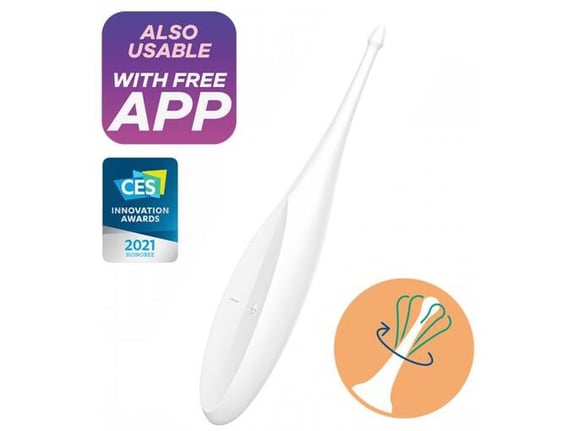 SATISFYER VIBRATORS Vibrator Satisfyer Twirling Fun White