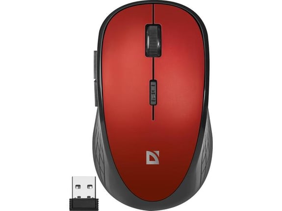 DEFENDER Hit MM-415 rdeča brezžična miška