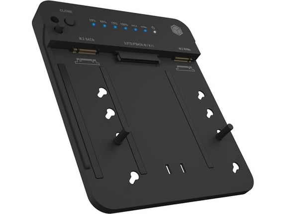 ICYBOX clone - dock postaja za M.2 NVME, SATA 2,5/3,5 SSD/HDD, IB-2915MSCL-C31
